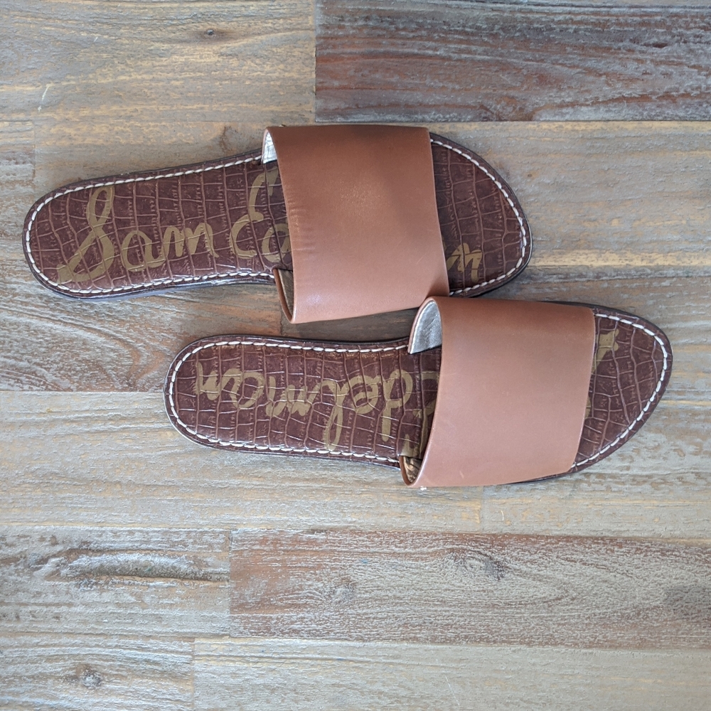 Sam Edelman Gio Leather Slides - Never worn!